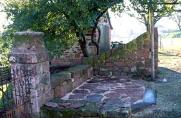 la terrasse de l'auberge de Benge